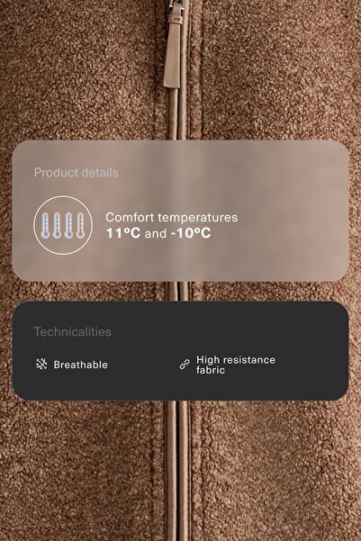 Oysho Boxy faux-shearling jacket