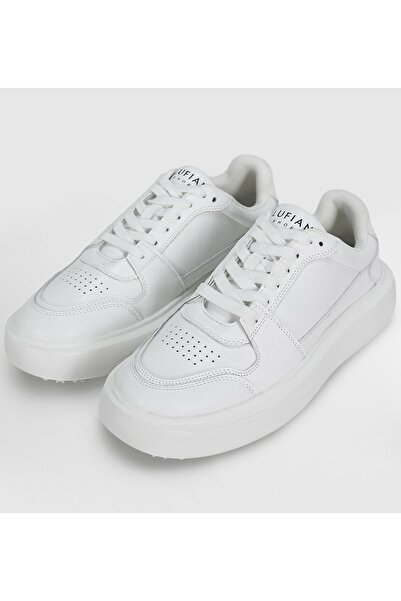 Lufian 112230251 Mateas Sneaker Men's Leather Shoes White