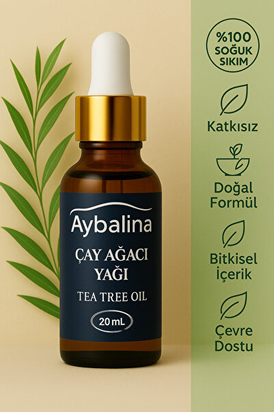 aybalina Soğuk Sıkım Çay Ağacı Yağı 20 ml – %100 Saf, Katkısız ve Doğal Yerel...