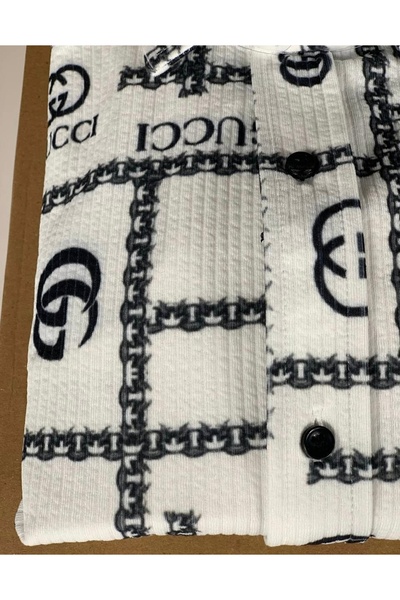 YusGos Long Sleeve Cotton Easy Iron Letter Pattern Regular Fit Stretch Fabric Premium Men's Shirt White