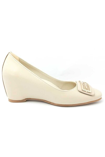 PUNTO 312216 Bej Dolgu Taban Kadın Ayakkabı