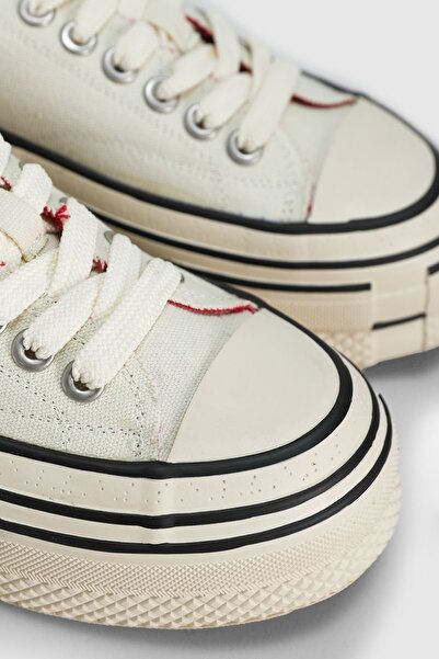 Lufian 121230039 Elena Canvas Unisex Sneaker Shoes Beige