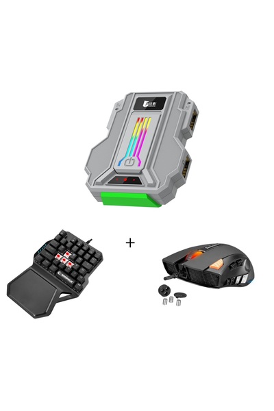 Lingzha Lie Ying 2 Pro - Pubg Cod Mobil Klavye Mouse Dönüştürücü Yapay Zeka 1000hz Türkçe Kurulum