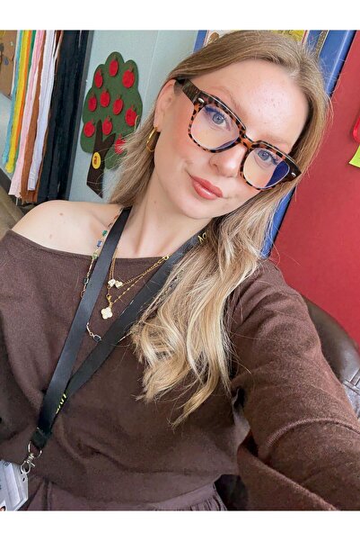 NORDIQ EYEWEAR & ACCESSORIES Vind - Leopar Desenli - Mavi Işık Korumalı - Ekr...