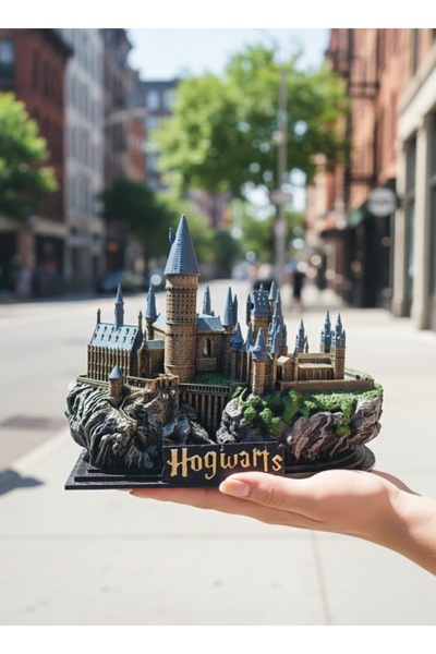 eselya Eselya3d Harry Potter Hogwarts Şatosu Figür-HarryPotter Hediye Biblo/Büyücülük ve Cadılık Okulu/15cm