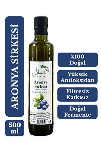 Alaçatı Aronya Sirkesi Yüksek Antioksidan Doğal Fermantasyon - Aronia Vinegar...