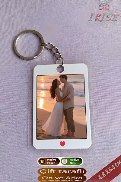 ikisemedya Yılbaşı Hediyesi Kişiye Özel Anahtarlık,Fotoğraflı,Resimli Anahtarlık,Sevgililer Günü Hediyesi