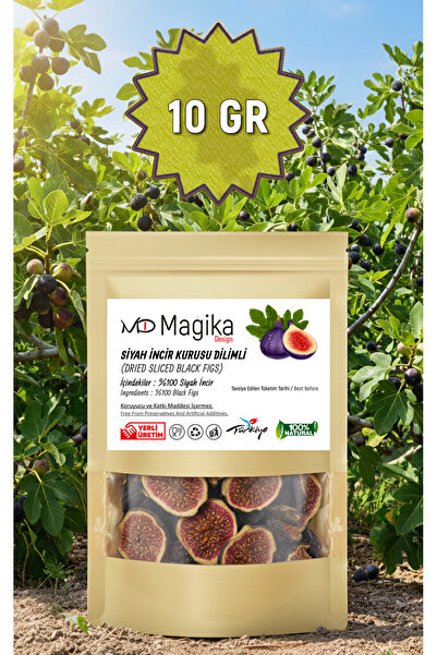 Magika Design 10 GR Kurutulmuş Siyah İncir Cips, Yerli, Taze, Temiz Üretim, Katkı ve Koruyucu İçermez