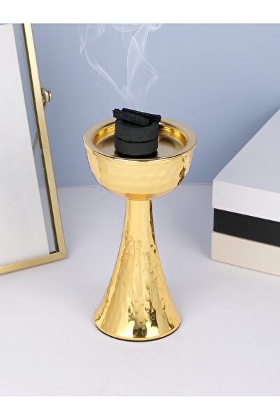 Generic Luxury Metal Incense Burner - Traditional Bakhoor Burner & Gold Aroma Diffuser