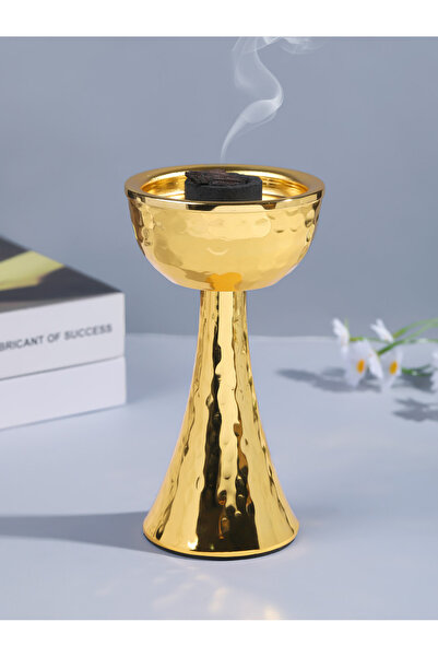 Generic Luxury Metal Incense Burner - Traditional Bakhoor Burner & Gold Aroma Diffuser