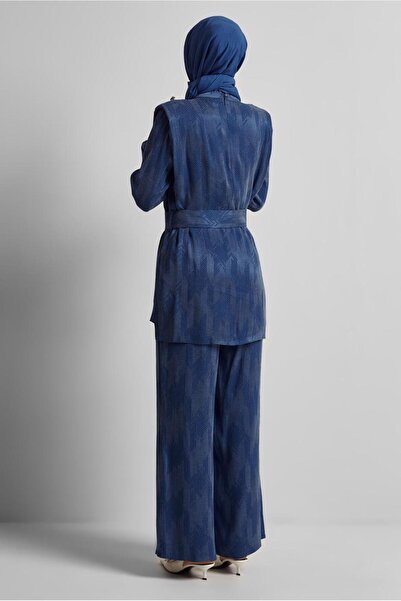 Alvina Belted Trousers Suit 45566