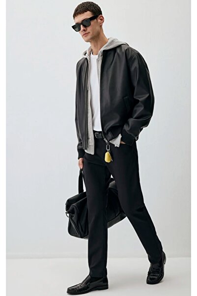 Mavi M0035190582 Marcus Edition Μαύρο Ταξιδιωτικό Παντελόνι Ανδρικό Τζιν Παντελόνι ΜΑΥΡΟ