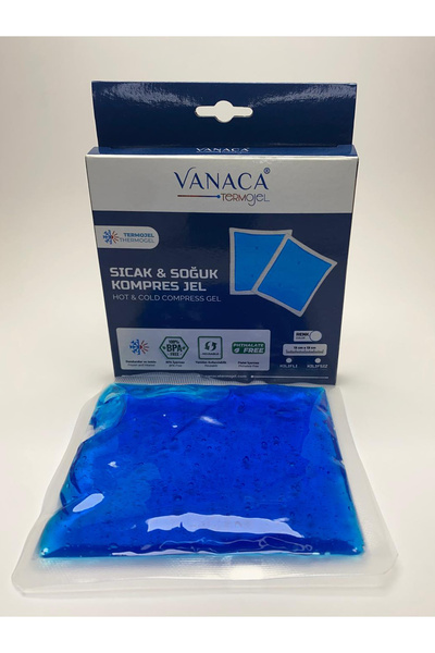 Vanaca Grup 5 Adet Kılıflı Sıcak Soğuk Kompres Jel Buz Paketi - Isıtıcı Ve Soğutucu Termojel 13cmx13cm