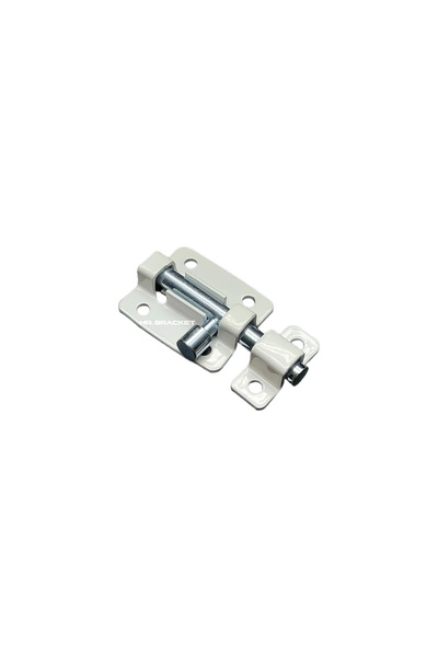 Decorative White Mover Slider No: 1 Steel - Behind Door Window Cabinet Door Drawer Slider Lock