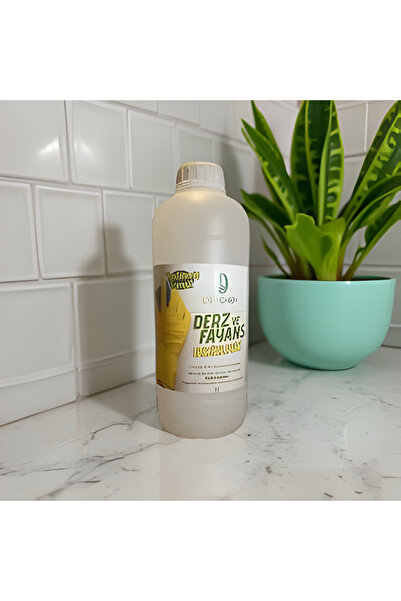 DERCHEM Derz ve Fayans Temizleyici 1 L – Kokusuz Güçlü Yağ, Kir ve Kireç Sökücü