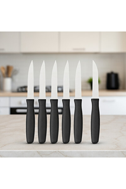 Qlüx Sharp Knife Set 6 Pcs for cutting fruit in the kitchen or for Serving