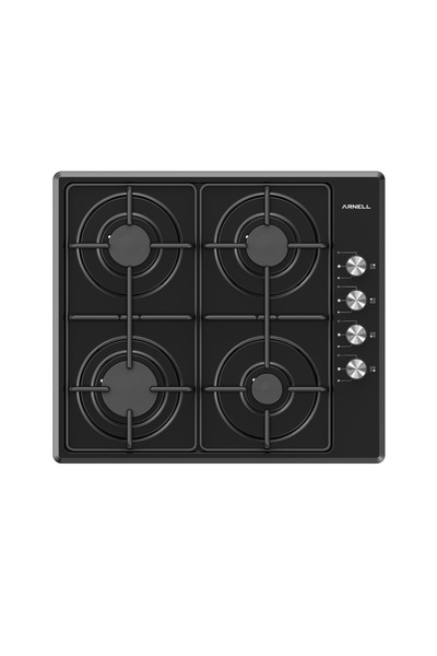 Arnell Gaz Emniyetli Gazmer + (Ce) Belgeli Üstten Düğmeli Otomatik Çakmaklı Doğalgazlı Set Üstü Ocak
