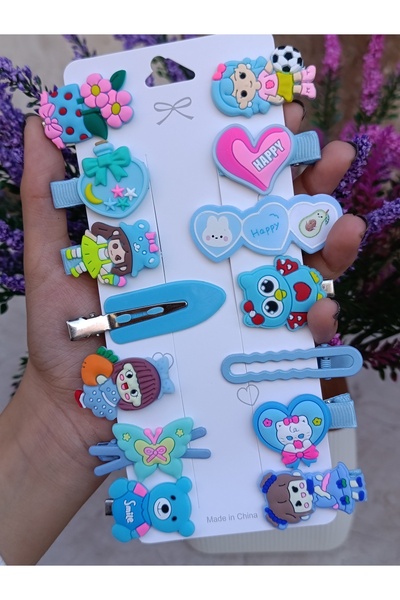 ELAS HOME Set de cleme pentru bebeluși și copii, cu cataramă, 14 bucăți