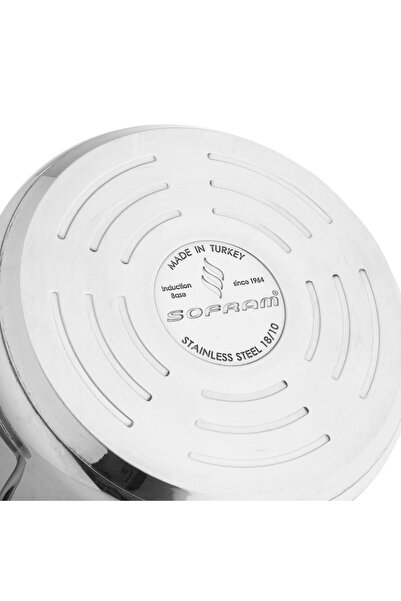 Sofram Turkish soft steel cooking pot, 15 liter capacity, 32 cm