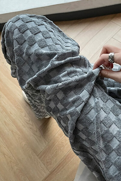 dorbe comfy checkered pattern drawstring lounge pants for women