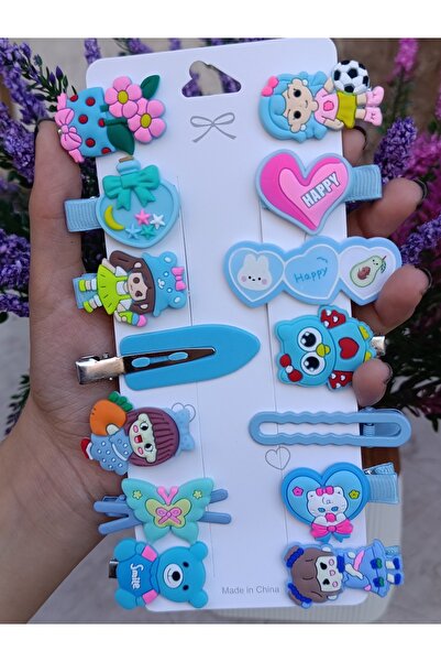 ELAS HOME Set de cleme pentru bebeluși și copii, cu cataramă, 14 bucăți