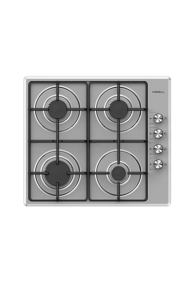 Arnell Gaz Emniyetli Gazmer + (Ce) Belgeli Set Üstü Otomatik Çakmaklı İnox Tüplü Çakmaklı Ocak