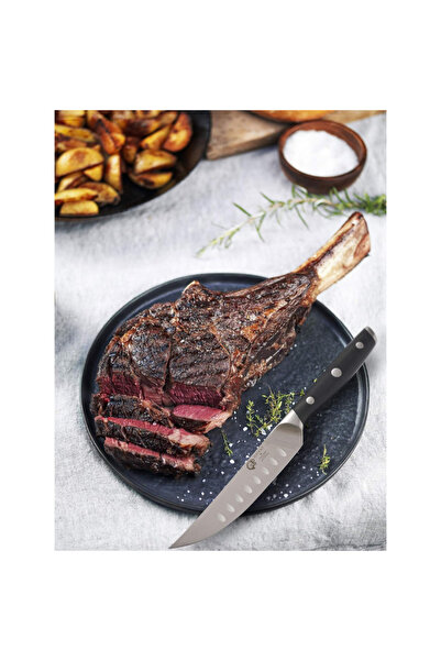 Orient Set of 4 knives, Origin Series, made of German X50 Ultra+stainless steel, 15 cm, blade guard, black