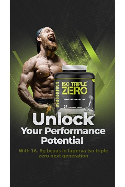 Laperva Iso Triple Zero Next Generation Whey Protein, Belgian Chocolate, 2 LB