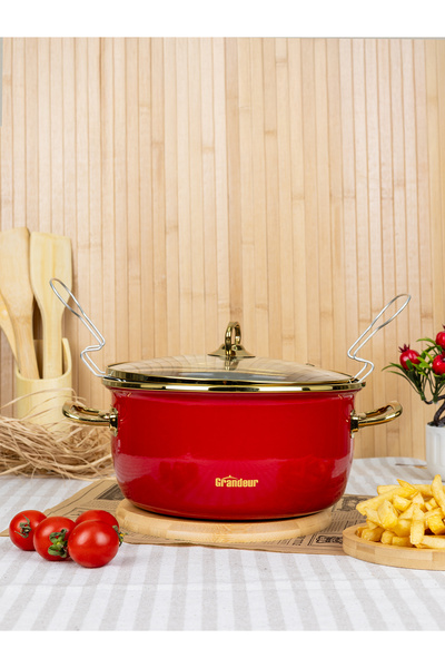 Savaşan Emaye Frying Pan, Enamel Fryer