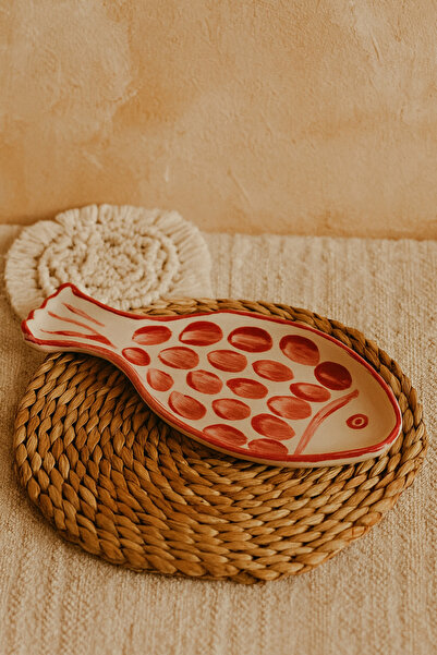 ema El Yapımı Renkli Sunum ve Takı Tabağı – 16x7 cm