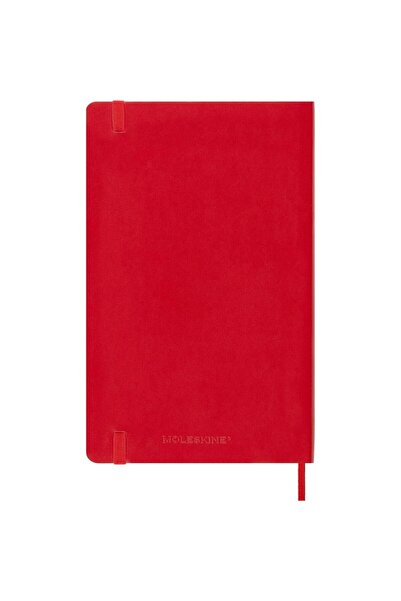 Moleskine Soft Cover 13X21 Red Notebook (Unlined)