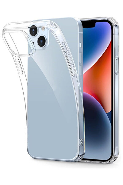 3GEN CASE غطاء سيليكون شفاف مرن متوافق مع آيفون 13 - آيفون 14