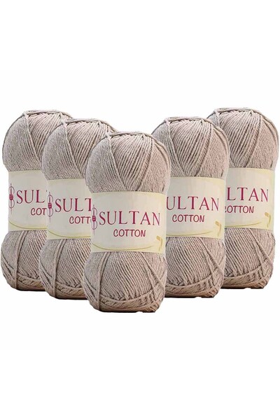 orhanucuzluk (5 Τεμάχια) Νο:03 Ανοιχτό Μπεζ Σουλτάν Βαμβακερό Κλωστή Αμιγκουρόμι