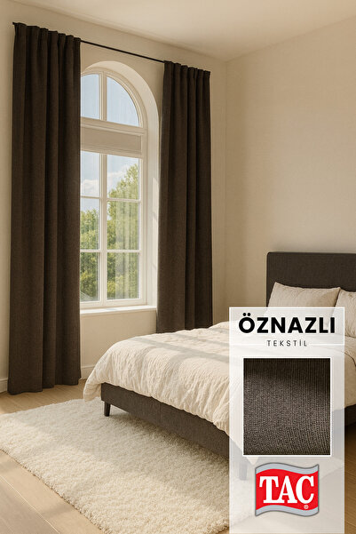 Perlife Gold ® Luxury Chenille Textured Blackout Curtain – No Pleats, Extra Foam – Rich Color Cardetel