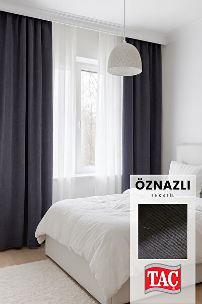 Perlife Gold ® Luxury Chenille Textured Blackout Curtain – No Pleats, Extra Foam – Rich Color Cardetel