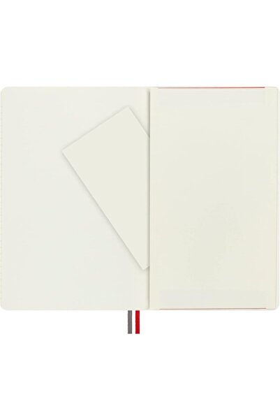 Moleskine Soft Cover, Expansed, Red Notebook (Lined - 13X21)