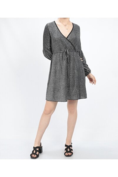 Nu Rochie scurta din lurex pentru Revelion