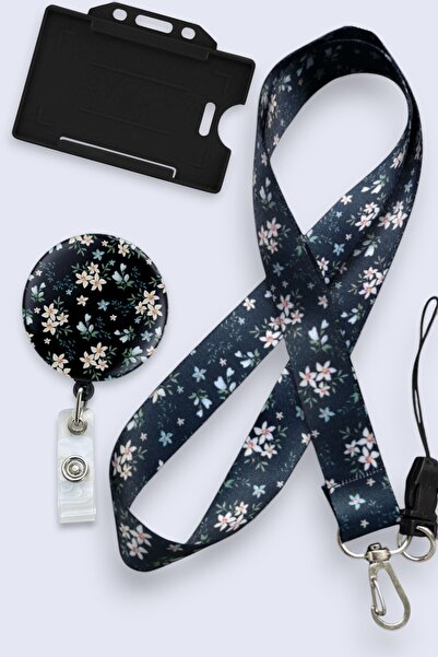 MİLLENEX Aşkın Lalesi Boyun Askı İpi Yaka Kartı Boyun Askısı 3 lü Set Yoyo Ya...