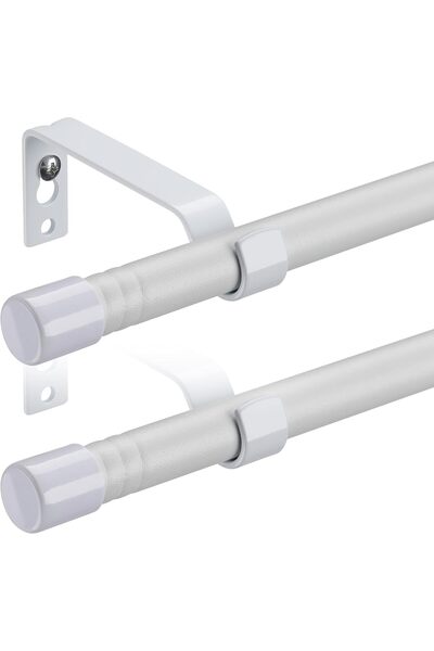 Whimlets Set 2 x Galerie Metalica Extensibila pentru Perdele cu Inele, 76-117...