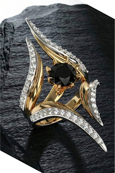 Shelby Silver MVZA Nocturne Ring 925 Ayar Gümüş Yüzük