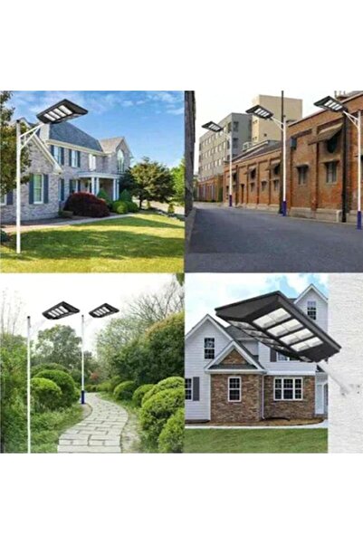 hoffmans 800W Solar LED Street Light - Solar Panel, Sensor + Remote Control, IP66, 12-14 Hours Autonomy