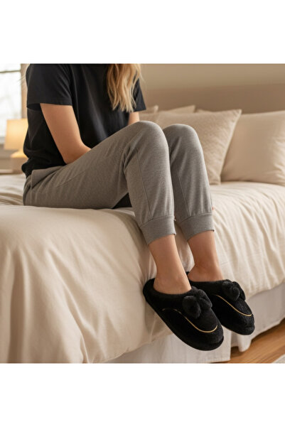 Minamoda Women's Home Slippers Winter Women's Plush Furry Women's Carpet Slip...