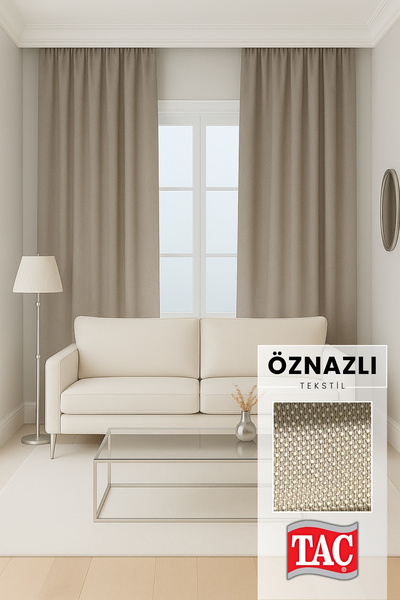 Perlife Gold ® Solid Color Background Curtain – No Pleats, Extra Foam – Living Room and Sitting Room | Custom & Ready-To-Wear