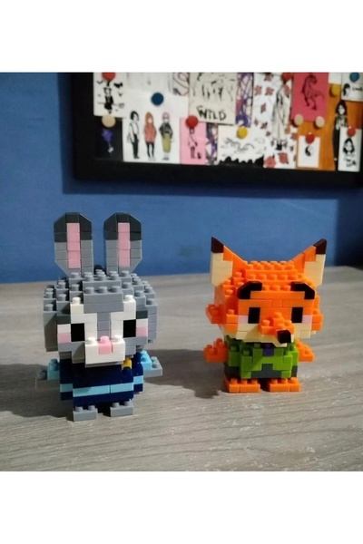 Genel Markalar Karışık Karakter Figürleri 3d Yapboz Puzzle Yapı Oyuncakları (rastgele bir model gönderilmektedir)