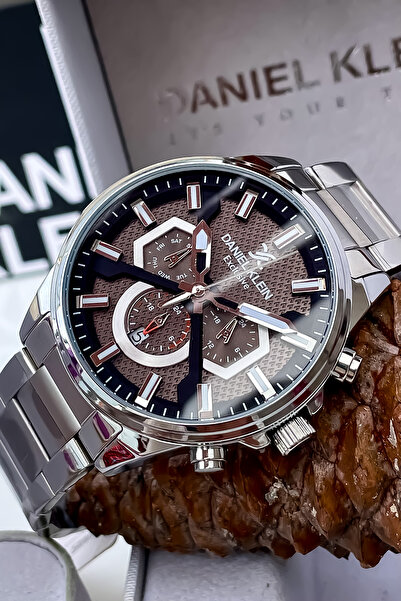 Daniel Klein Yeni Sezon Gümüş Renk Çelik Kordon Erkek Kol Saati 3 Atm Su Geçi...