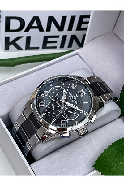 Daniel Klein Men's Watch 3Atm Waterproof Steel Strap Bracelet with Gift for Father's Day Valentine's Day Gift