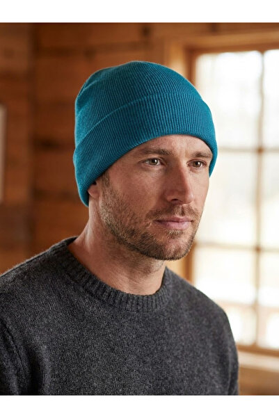 OnMyHead Скляно-блакитна складчаста трикотажна шапка