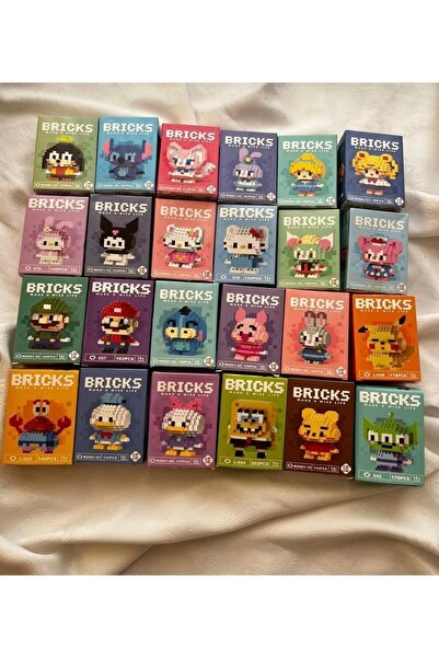 Genel Markalar Karışık Karakter Figürleri 3d Yapboz Puzzle Yapı Oyuncakları (rastgele bir model gönderilmektedir)