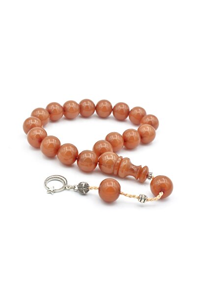 Murty99 Sistematic Globe Cut Beige Amber Efe Mascot Tesbih