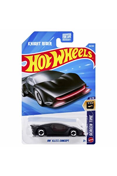HOT WHEELS Knight Rider K.I.T.T. Concept – Siyah Diecast Model Araba 28/250 (...